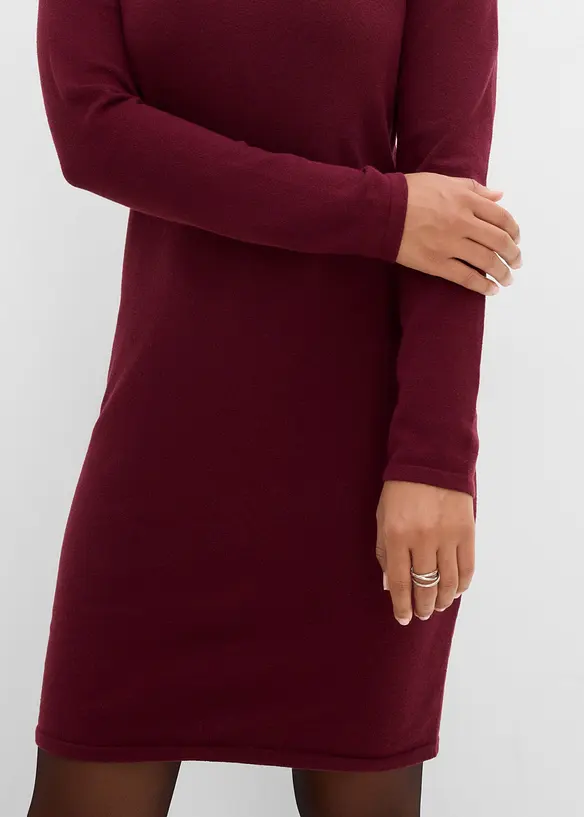 Strickkleid mit legerem Schnitt, bonprix