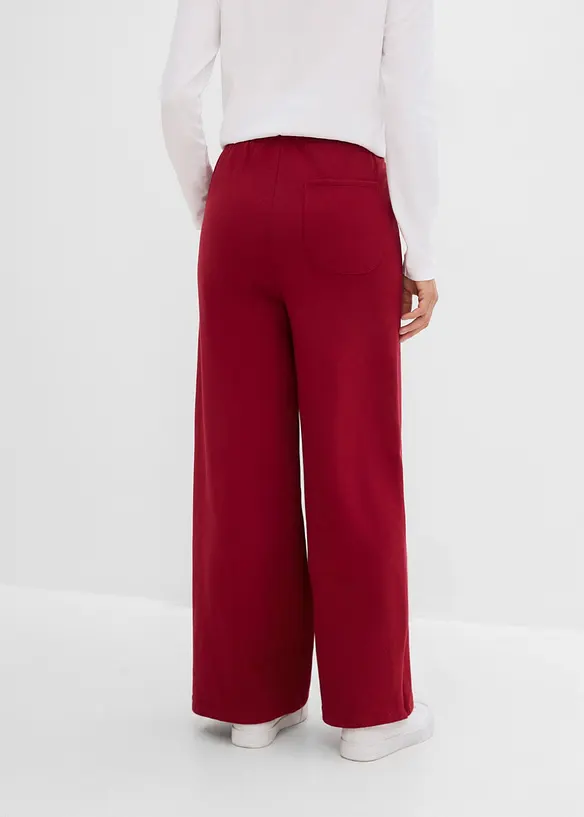 Pantalon sweat en coton m&eacute;lang&eacute;, bonprix