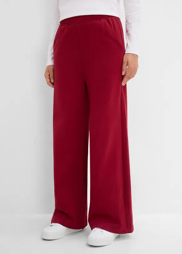 Pantalon sweat en coton m&eacute;lang&eacute;, bonprix