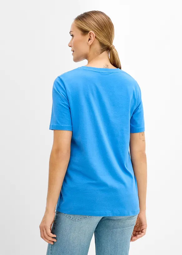 2-in-1 Umstands- und Stillshirt aus Bio-Baumwolle, bonprix