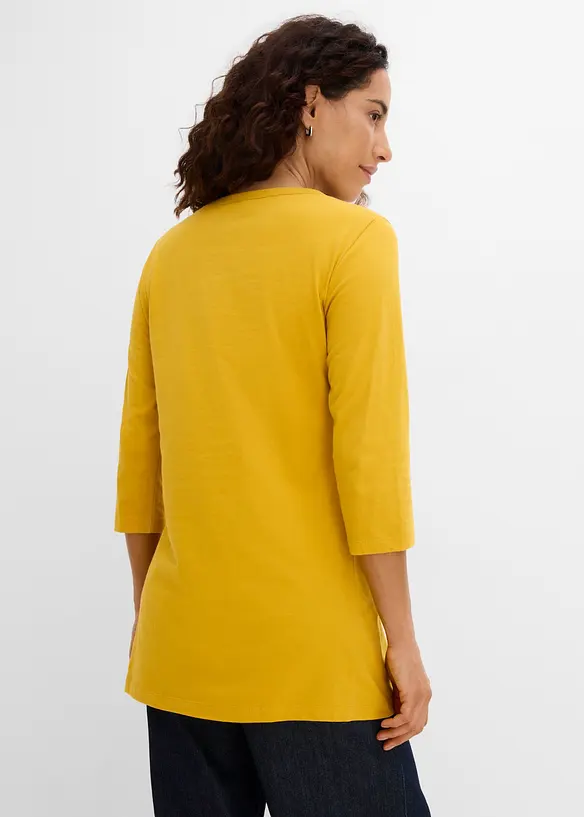 T-shirt long 100% coton, bonprix