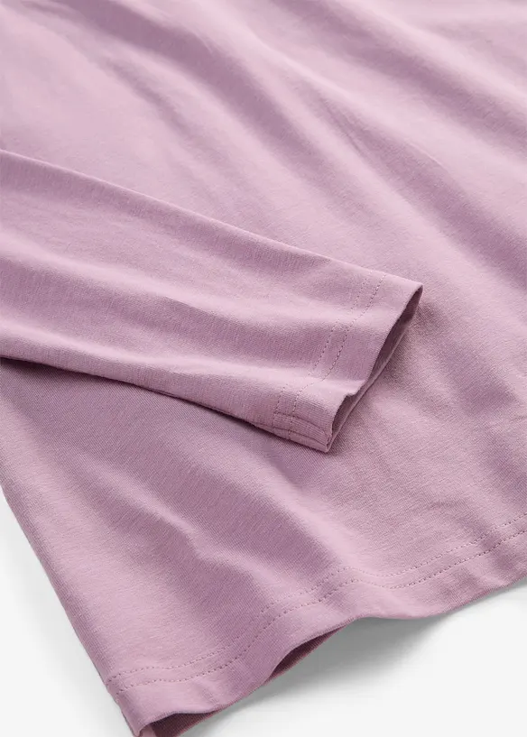 Langarmshirt mit  reiner Bio-Baumwolle, bonprix