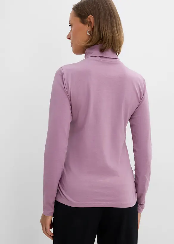 Langarmshirt mit  reiner Bio-Baumwolle, bonprix