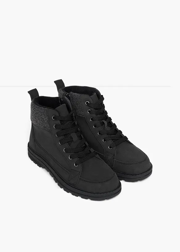 Schn&uuml;rboots mit Profilsohle, bonprix