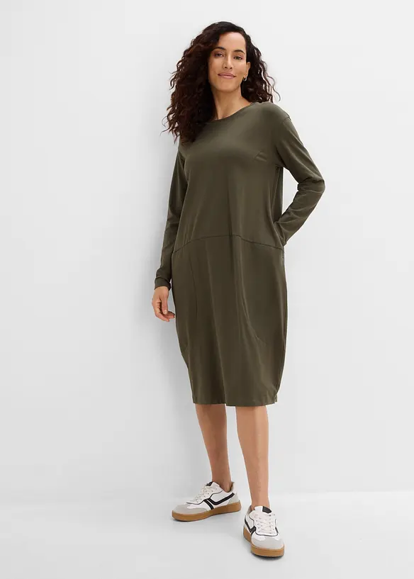 Robe en jersey, coupe ovo&iuml;de, bonprix