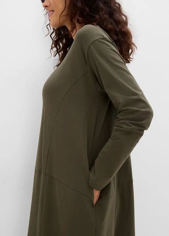 Robe en jersey, coupe ovo&iuml;de, bonprix