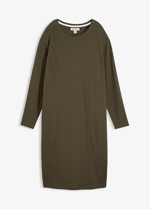 Robe en jersey, coupe ovo&iuml;de, bonprix