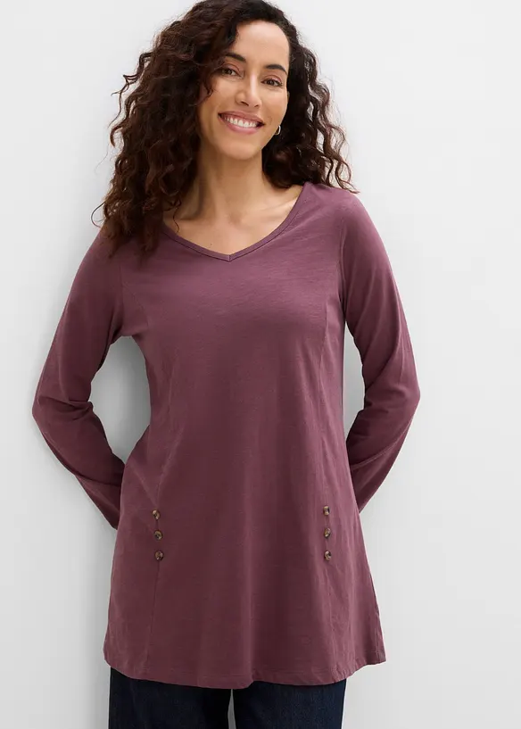 Longshirt aus reiner Baumwolle, bonprix