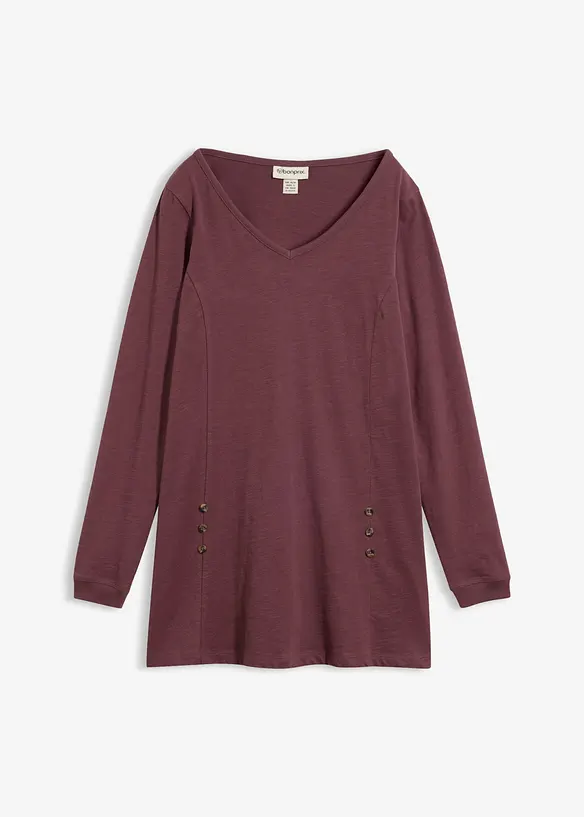 Longshirt aus reiner Baumwolle, bonprix