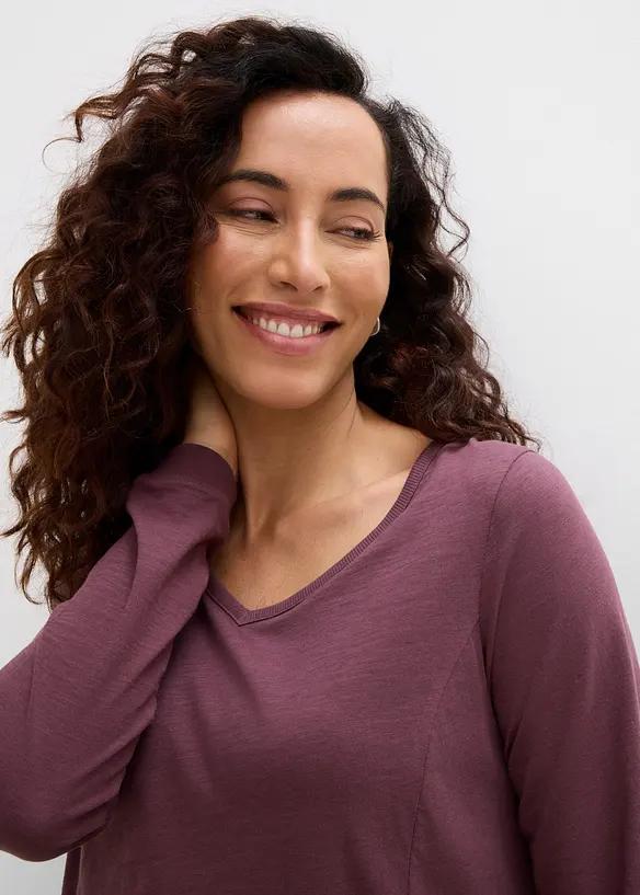 Longshirt aus reiner Baumwolle, bonprix