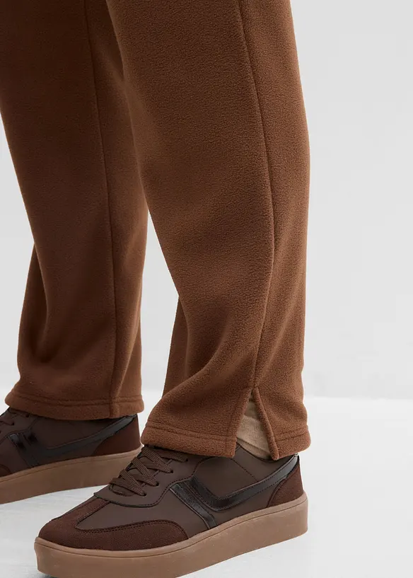 Pantalon en polaire &agrave; taille &eacute;lastiqu&eacute;e, bonprix