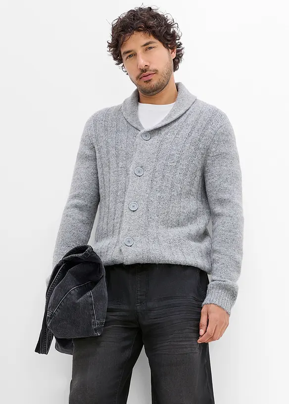 Jean jogger regular &agrave; taille extensible, droit, bonprix