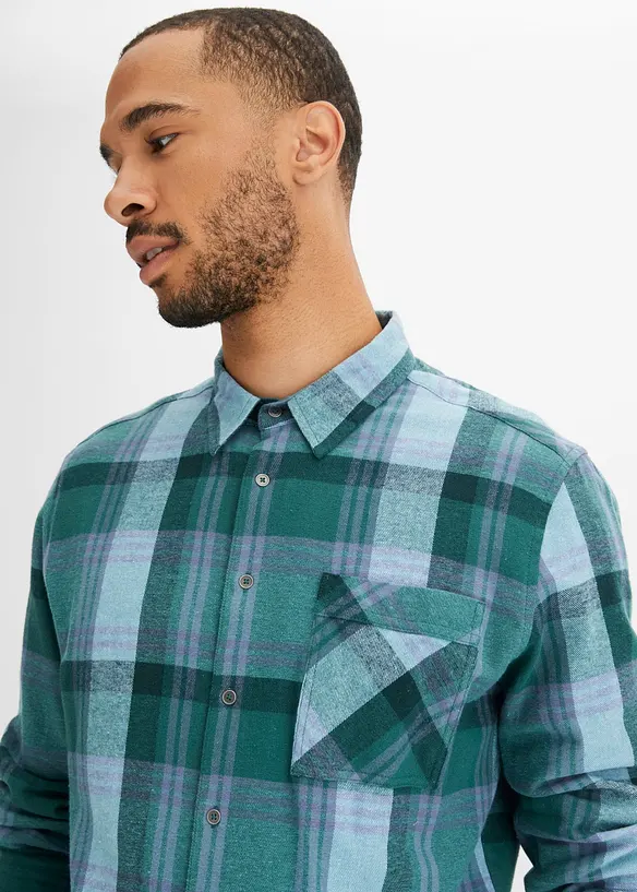 Chemise en flanelle 100% coton, bonprix