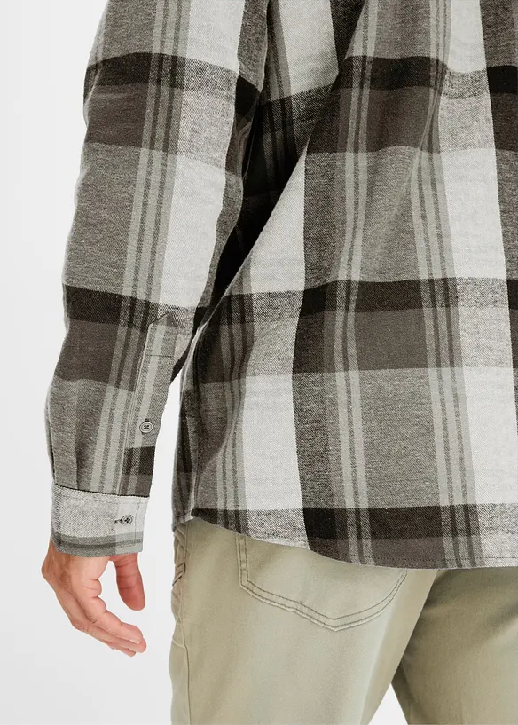 Chemise en flanelle 100% coton, bonprix