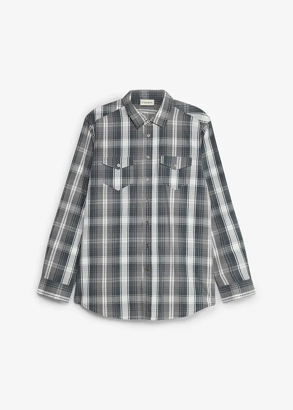 Chemise manches longues coupe confort, bonprix