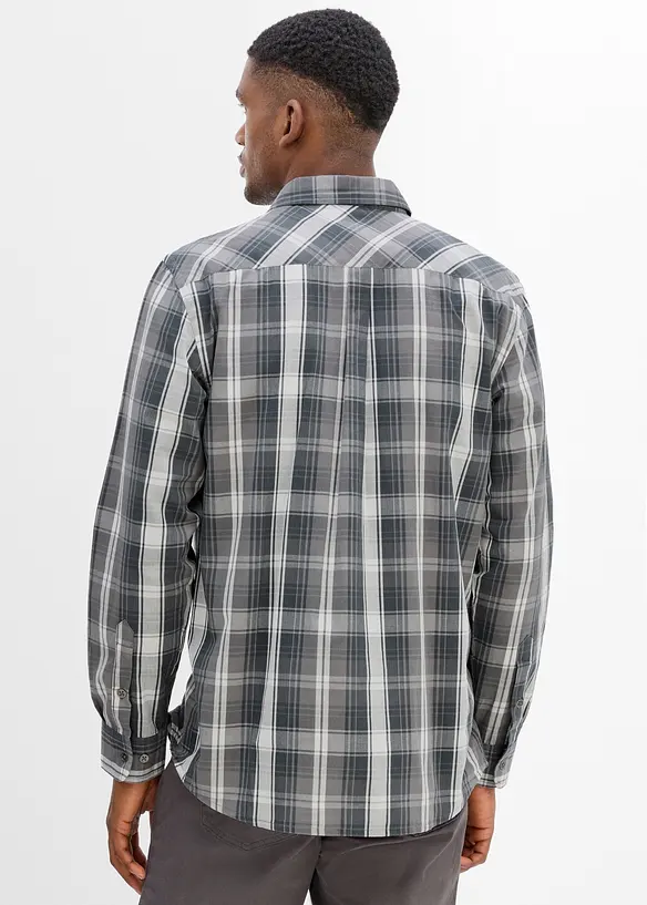 Chemise manches longues coupe confort, bonprix