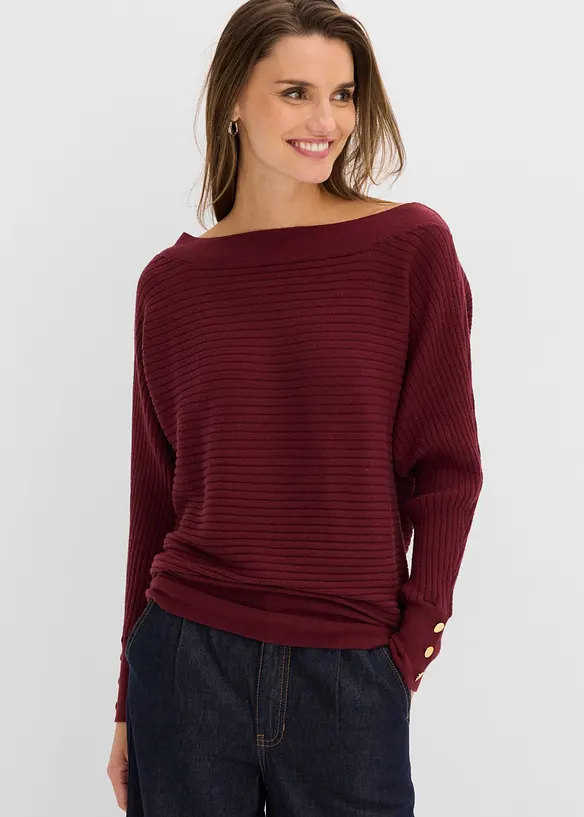 Feinstrickpullover aus Viskose-Mix, bonprix