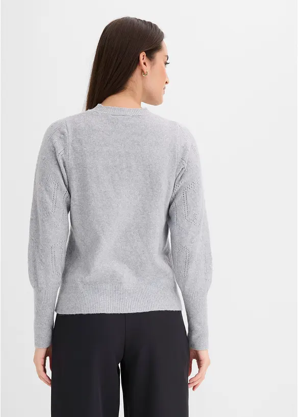 Pullover mit Ajourmuster, bonprix