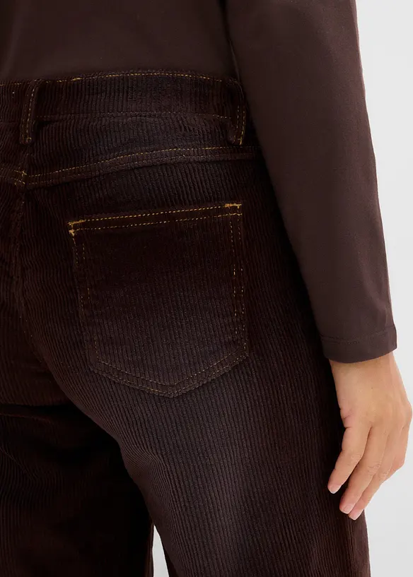 Cordhose aus elastischem Baumwoll-Mix, bonprix