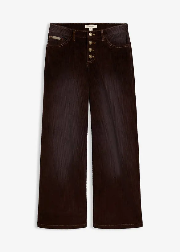 Cordhose aus elastischem Baumwoll-Mix, bonprix