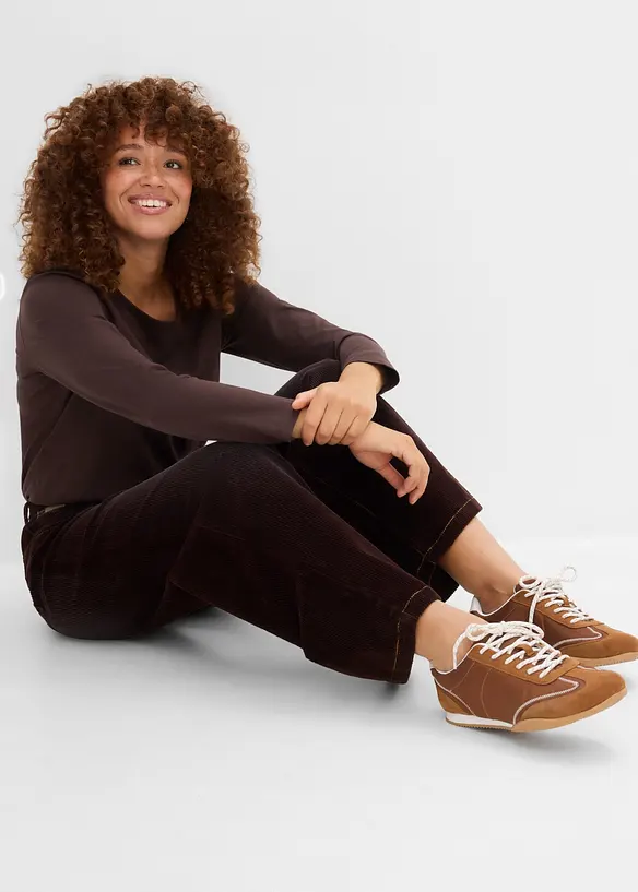Cordhose aus elastischem Baumwoll-Mix, bonprix