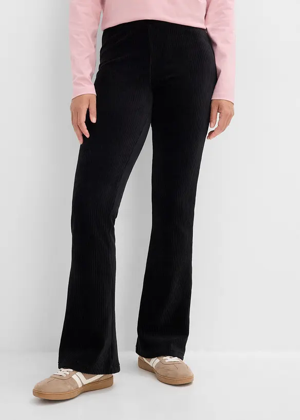 Legging &eacute;vas&eacute; en velours c&ocirc;tel&eacute;, bonprix