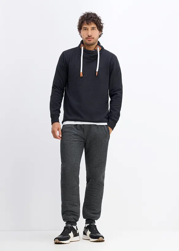 Pantalon de jogging chaud avec doublure peluche, bonprix