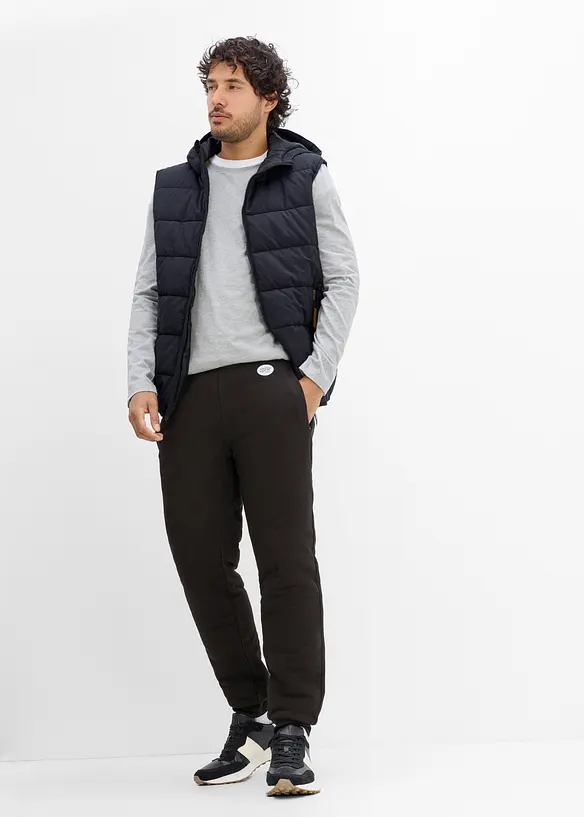 Pantalon de jogging chaud avec doublure peluche, bonprix