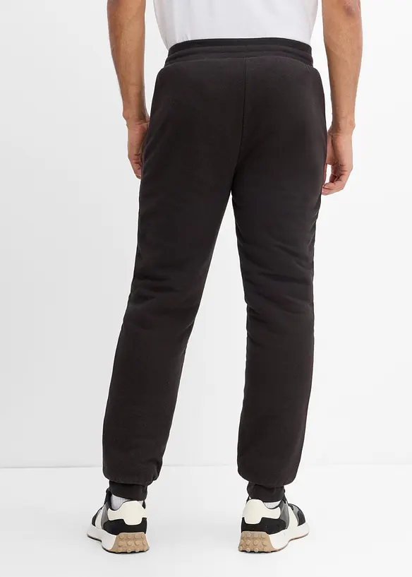 Pantalon de jogging chaud avec doublure peluche, bonprix