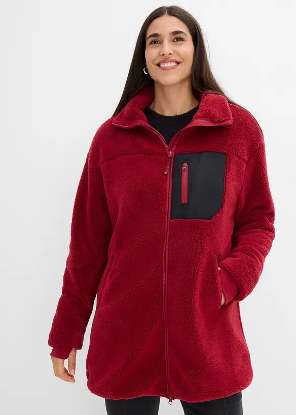 Veste en polaire peluche, bonprix