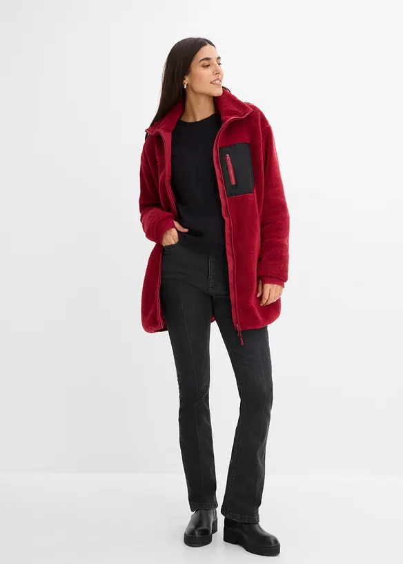 Veste en polaire peluche, bonprix