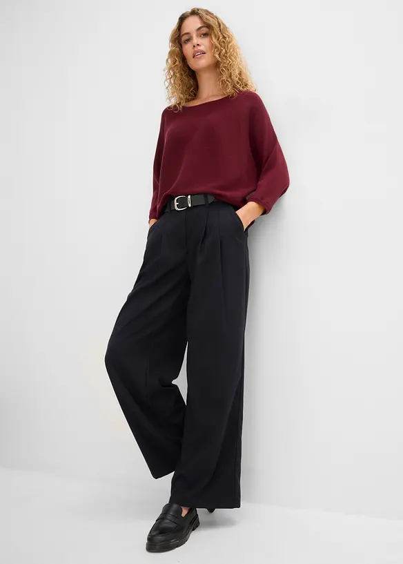 Pull c&ocirc;tel&eacute; oversize, bonprix