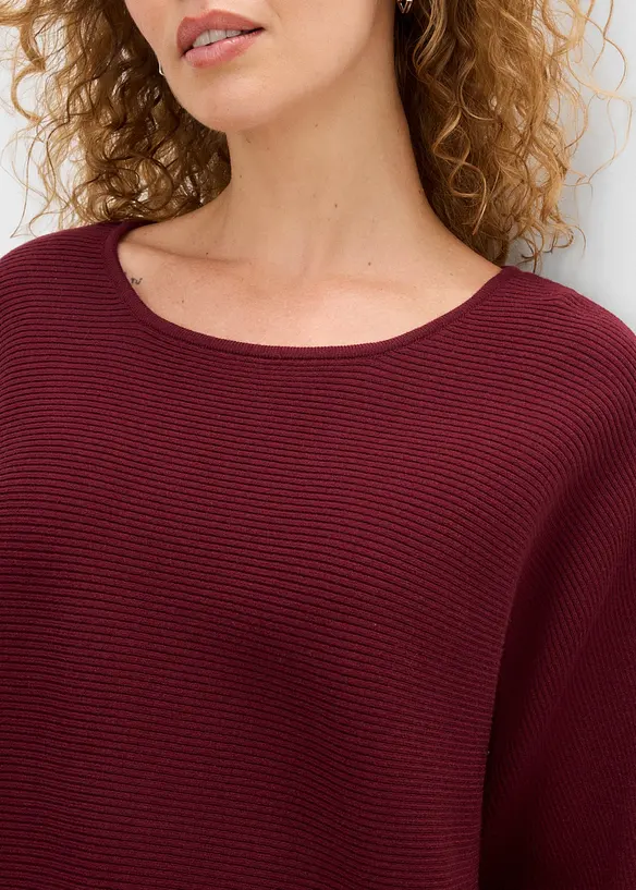 Pull c&ocirc;tel&eacute; oversize, bonprix