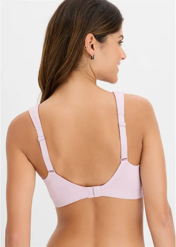 Lot de 2 soutiens-gorge minimiseurs moul&eacute;s sans armatures en coton, bonprix