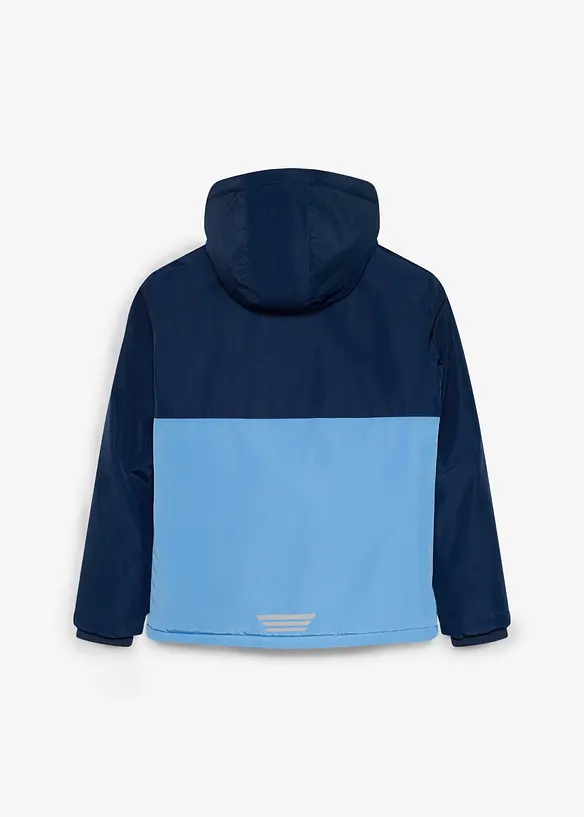 Parka d&rsquo;hiver imperm&eacute;able &agrave; capuche, style color block, bonprix