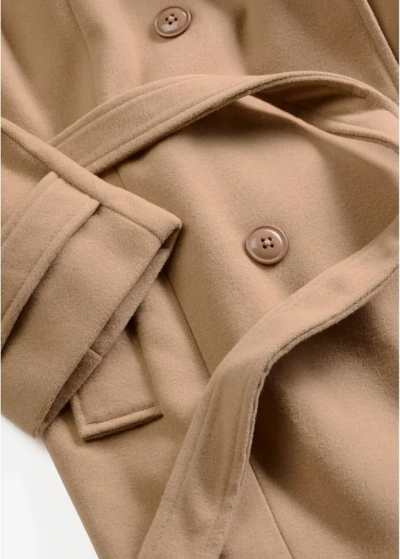 Winter-Trenchcoat in Wolloptik, bonprix