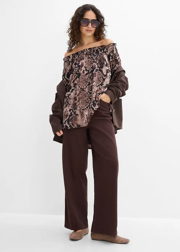 Vokuhila-Bluse, bonprix