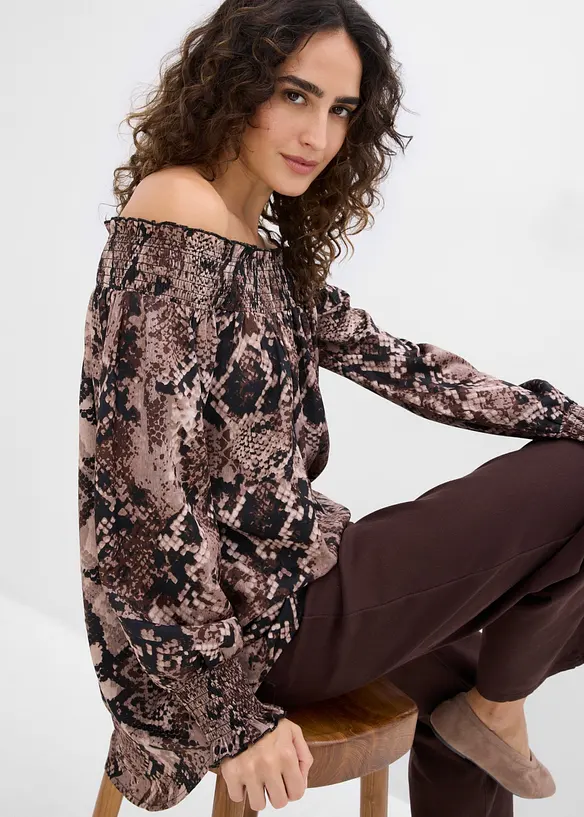 Vokuhila-Bluse, bonprix