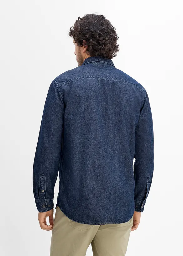 Chemise en jean 100% coton, bonprix