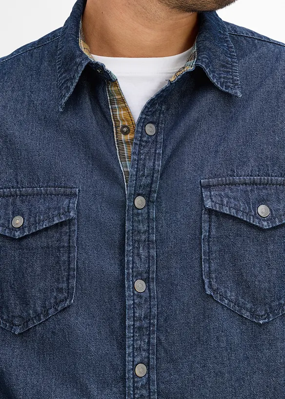 Chemise en jean 100% coton, bonprix