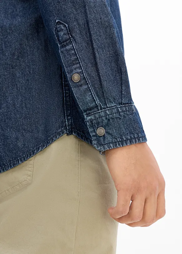 Chemise en jean 100% coton, bonprix