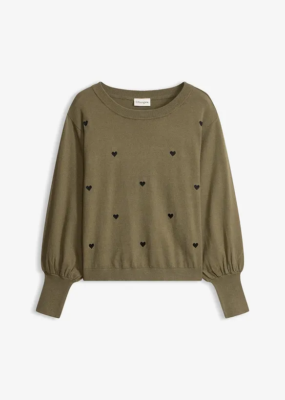Feinstrickpullover aus Viskose-Mix, bonprix