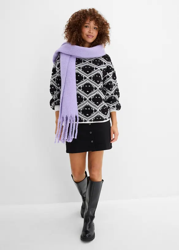 Boxy-Strickpullover, bonprix