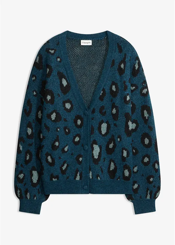 Strickjacke mit Jacquardmuster, bonprix