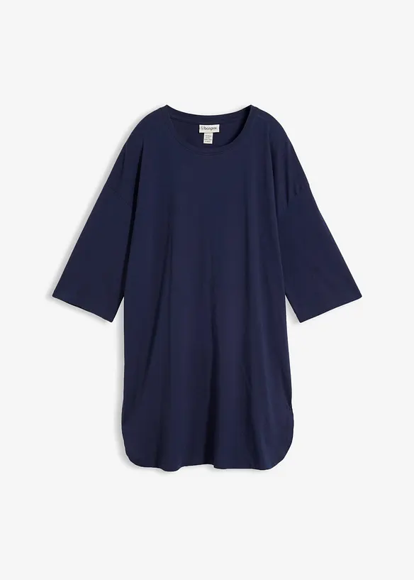 Oversize-Longshirt aus reiner Bio-Baumwolle, bonprix