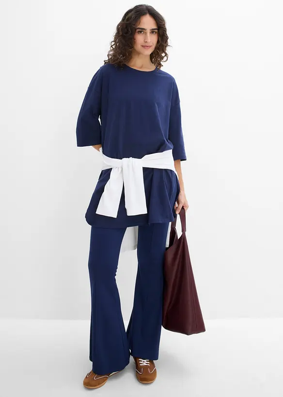 Oversize-Longshirt aus reiner Bio-Baumwolle, bonprix