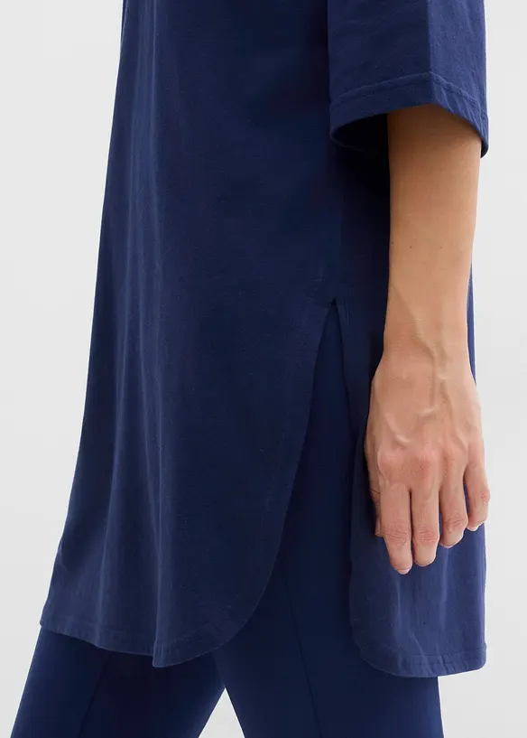 Oversize-Longshirt aus reiner Bio-Baumwolle, bonprix