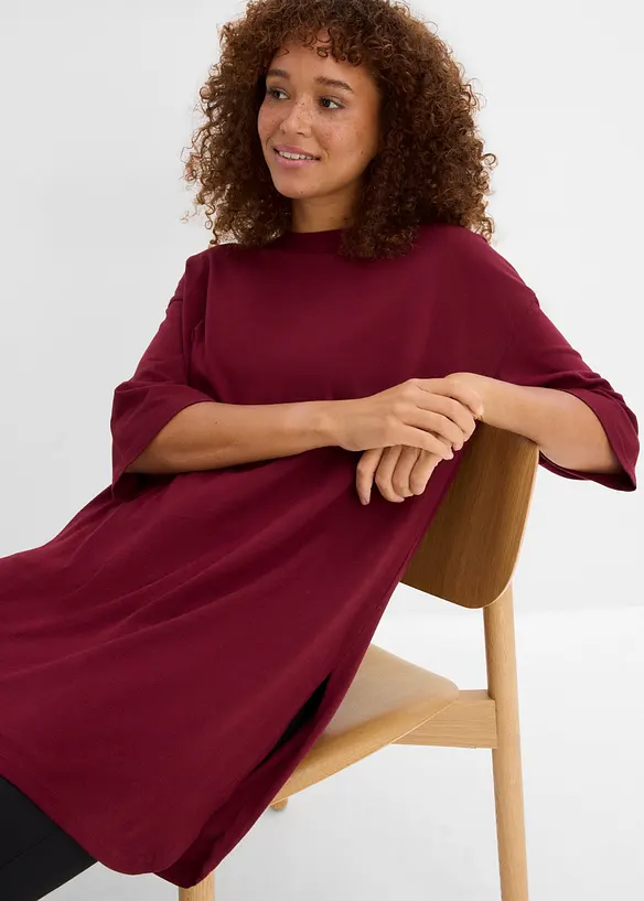T-shirt long oversize 100% coton, bonprix