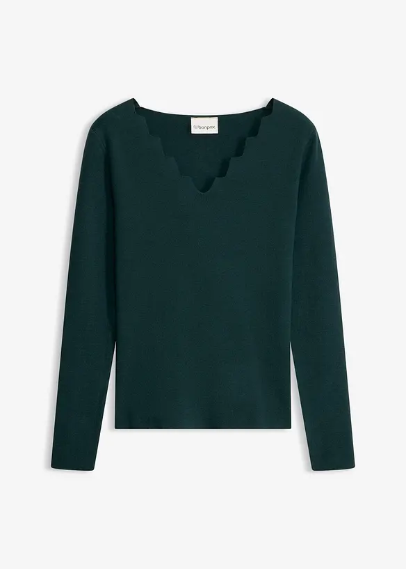 Feinstrickpullover aus weichem Viskose-Mix, bonprix