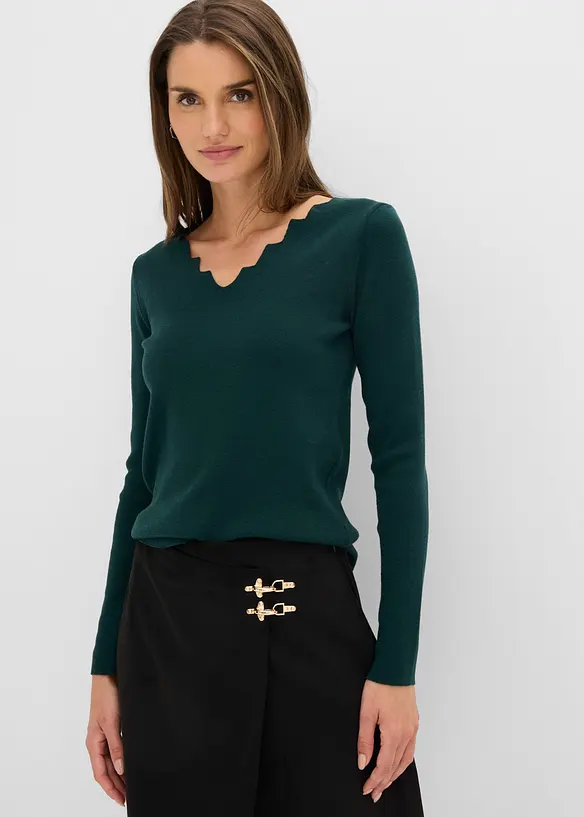 Feinstrickpullover aus weichem Viskose-Mix, bonprix